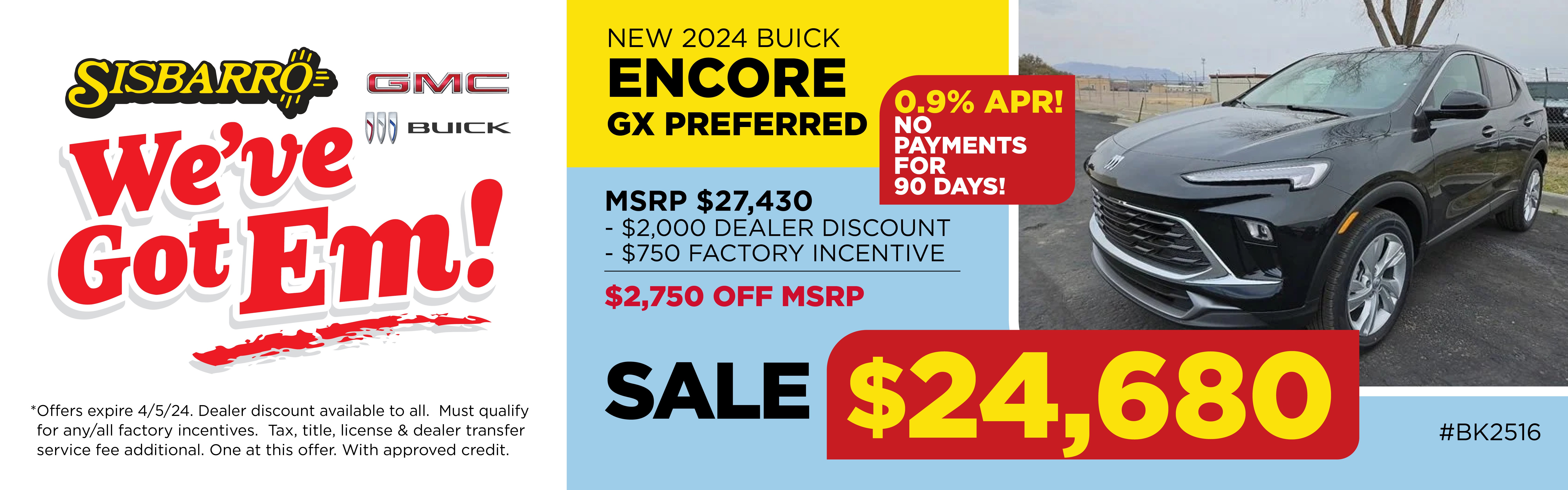 New 2024 Buick Encore GX Preferred